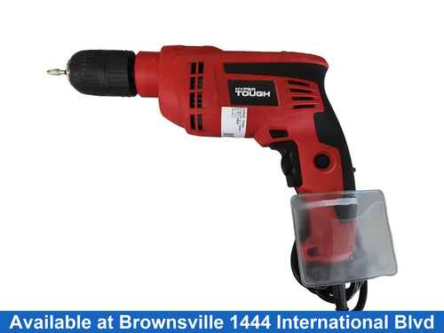 Hyper Tough Dl1137 Red Corded Hammer Drill