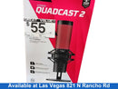 Hyper Quadcast 2 Black Corded Microphone