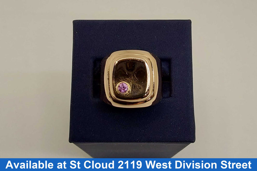 Men's Ring - Yellow Gold 14k (.585) 6.896 grams Size 10