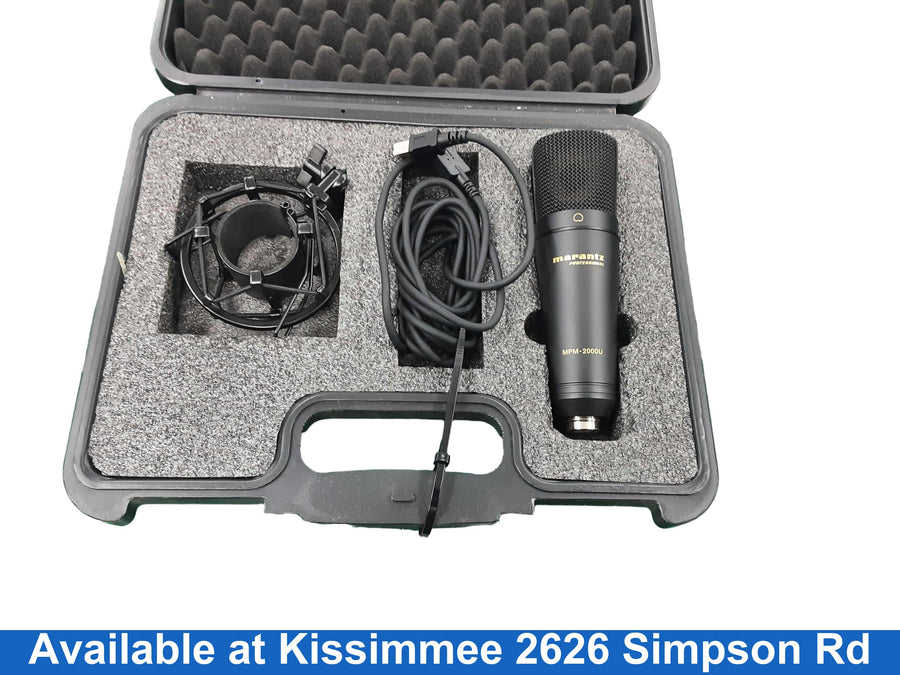 Marantz Mpm-2000u Black Corded Microphone