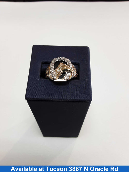 Men's Ring - Yellow Gold 10k (.417) 6.8 grams Size 20