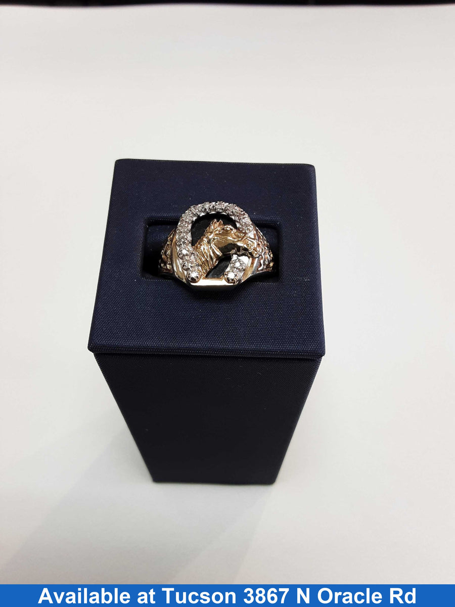 Men's Ring - Yellow Gold 10k (.417) 6.8 grams Size 20
