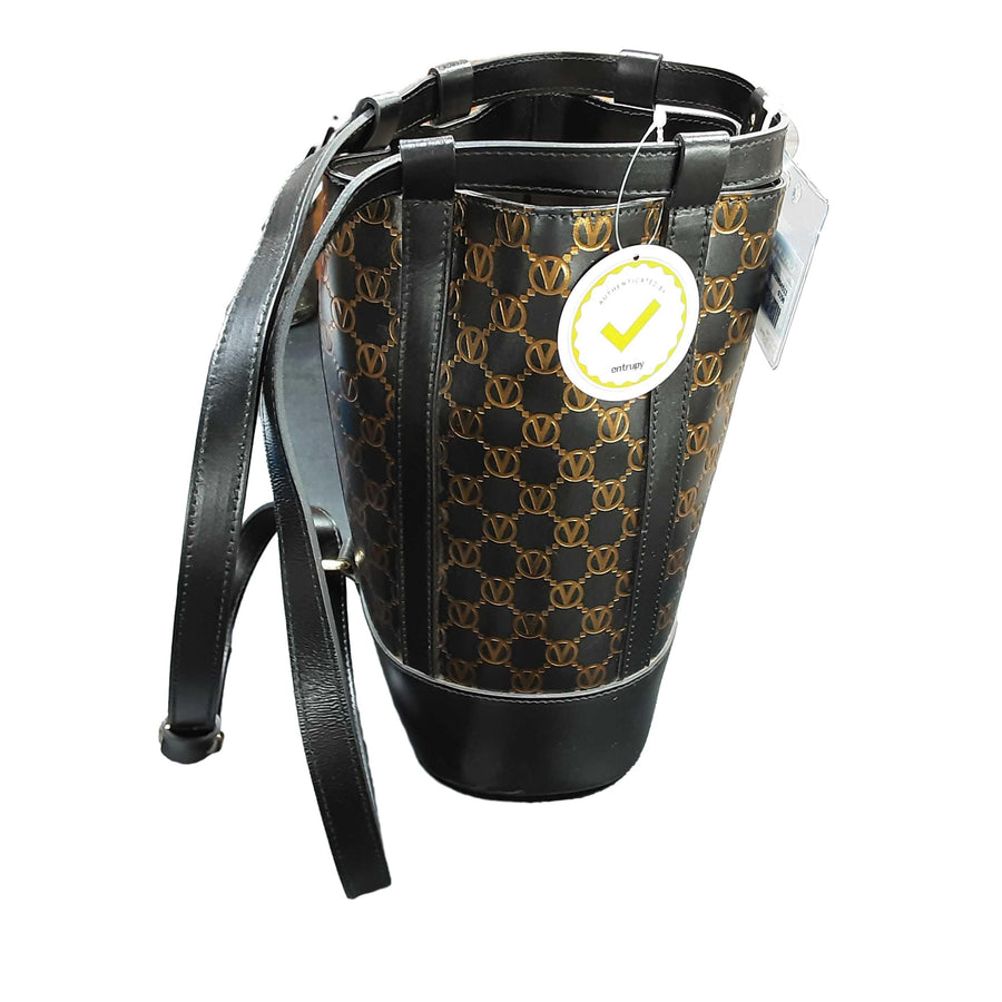 Valentino Tropez Backpack Black Purse / Handbag