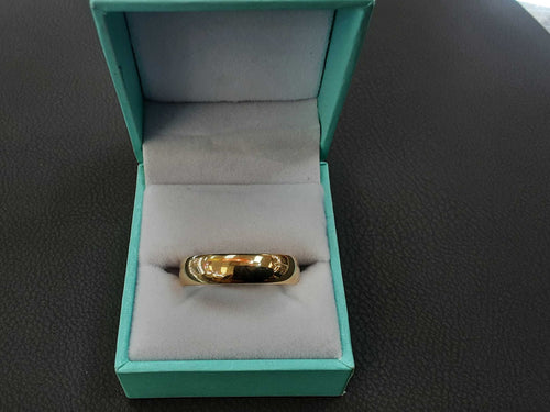 Ring - Wedding Band - Yellow Gold 10k (.417) 6.3 grams Size 12