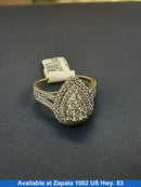 Women's Ring - White Gold 10k (.417) 4.6 grams Size 9