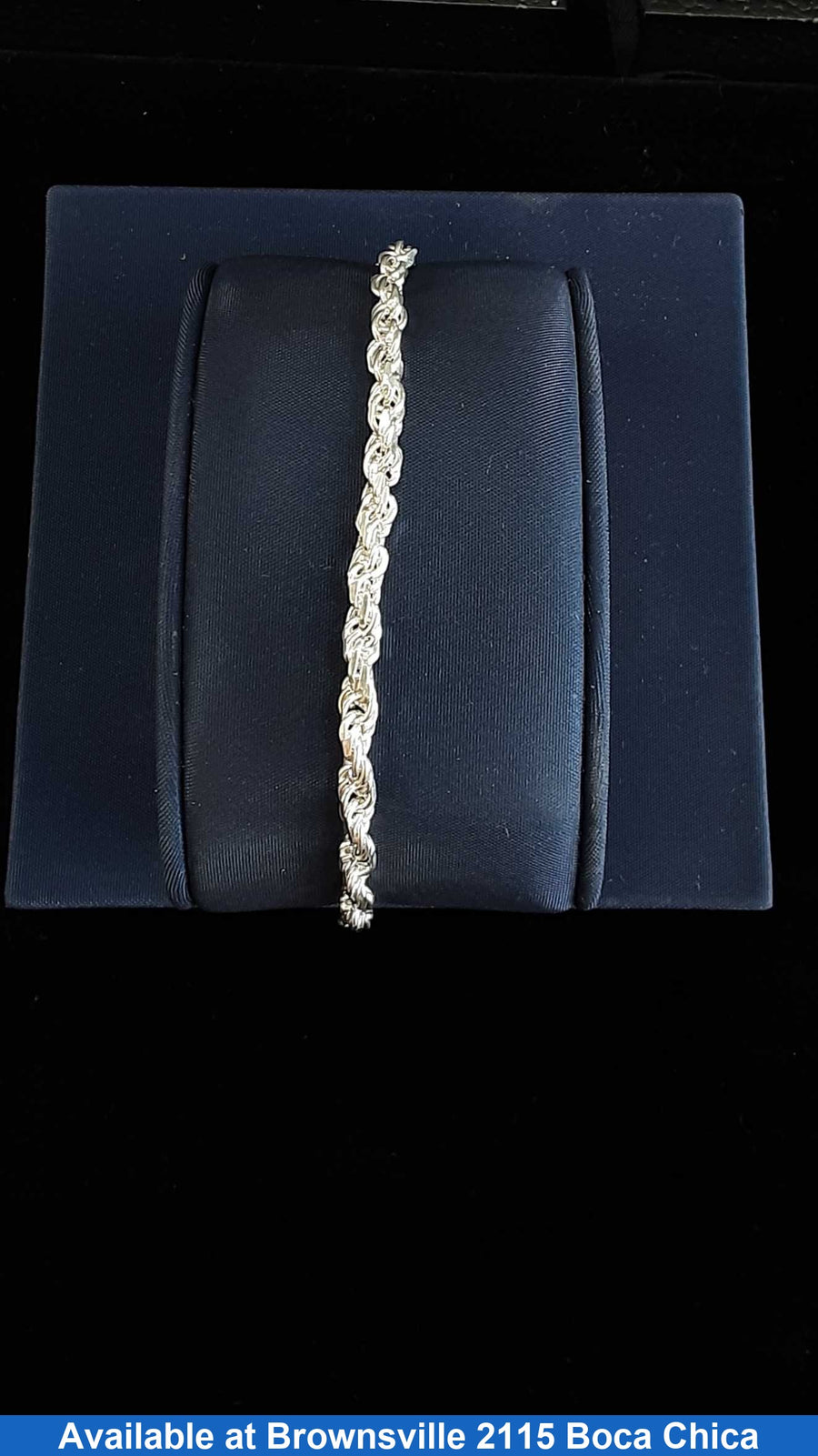 Rope Bracelet - Silver 7.9 grams 8 inch