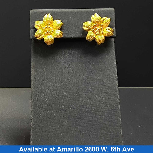 Filigree Earrings - Yellow Gold 18k (.750) 11.7 grams