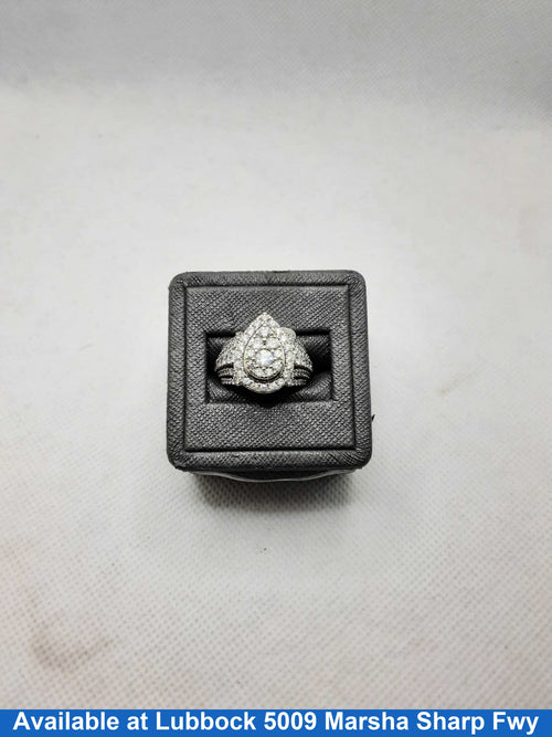 Women's Ring - White Gold 14k (.585) 6 grams Size 6