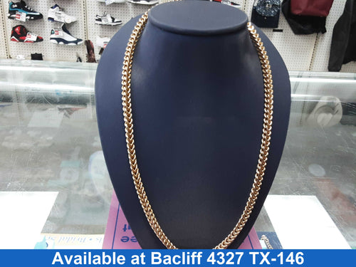Fox Tail Chain - Yellow Gold 10k (.417) 19.7 grams 28 inch