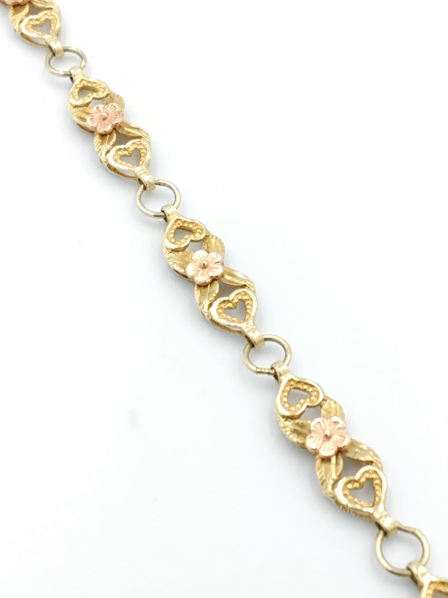 Bracelet - Yellow Gold 10k (.417) 4.3 grams 7 inch
