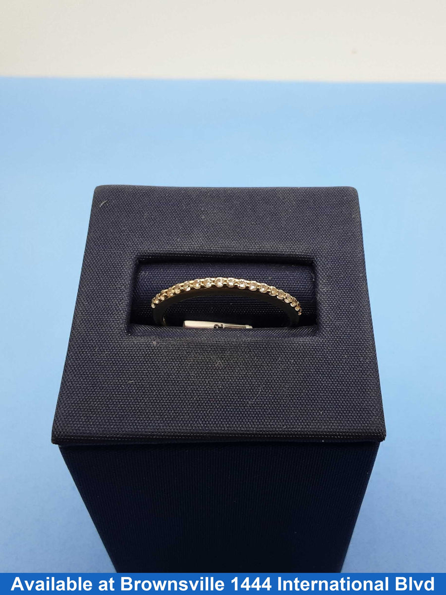 Ring - Channel Set - Yellow Gold 10k (.417) 1.2 grams Size 8.5