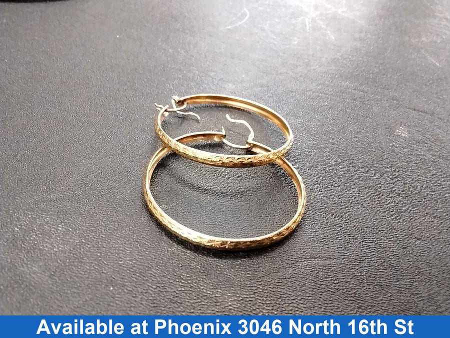 Bangle Earrings - Yellow Gold 14k (.585) 8 grams