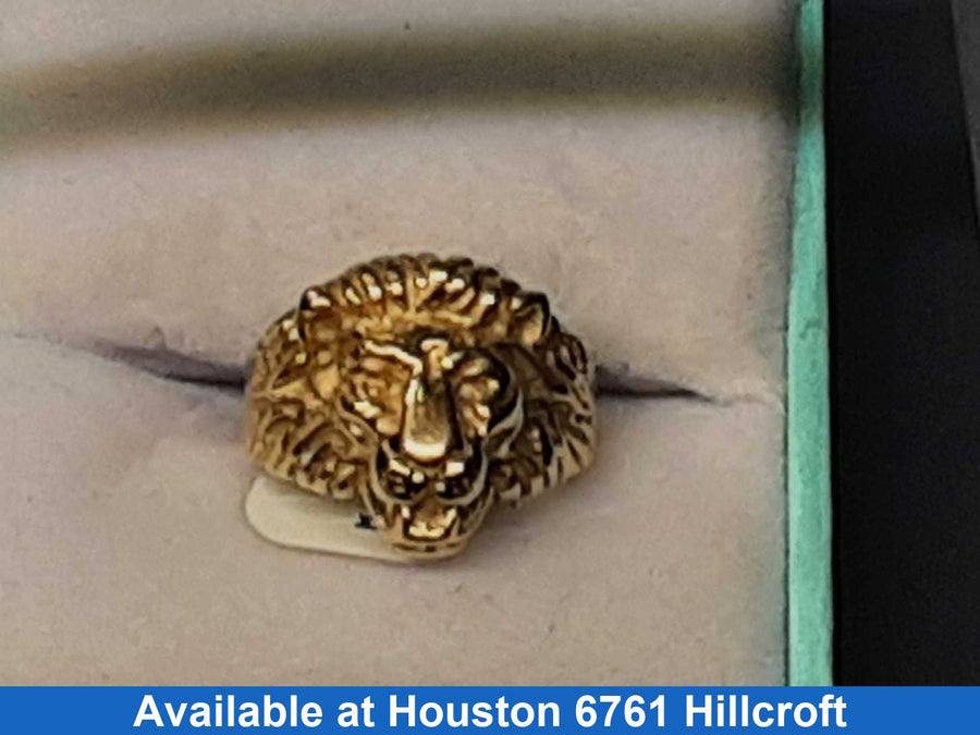 Men's Ring - Yellow Gold 14k (.585) 4.1 grams Size 5.5
