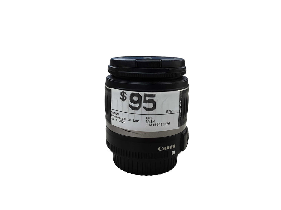 Canon Efs Black Photographic Lens