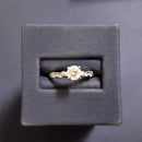 Women's Ring - Solitaire - White Gold 14k (.585) 2.5 grams Size 6