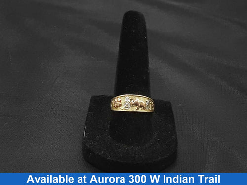 Women's Ring - Yellow Gold 14k (.585) 2 grams Size 8
