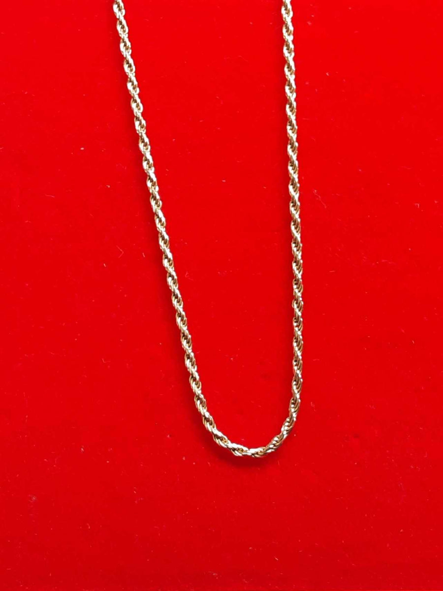 Rope Chain - Yellow Gold 14k (.585) 4.3 grams 20 inch