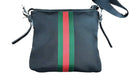 Gucci Techno Canvas Web Messanger Bag Black Purse / Handbag