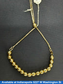 Bead Bracelet - Yellow Gold 14k (.585) 4.4 grams 7 inch