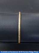 Tennis Bracelet - Yellow Gold 14k (.585) 15 grams 7 inch