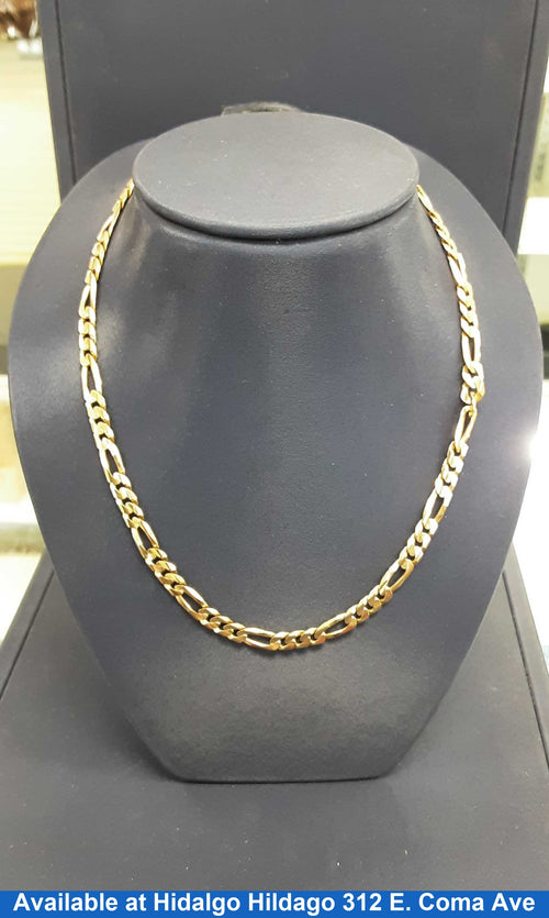 Figaro Chain - Yellow Gold 10k (.417) 21.9 grams 22 inch