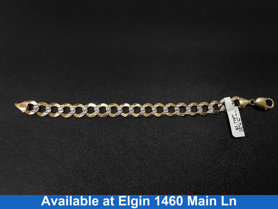 Cuban Link Bracelet - Yellow Gold 14k (.585) 26.6 grams 8 inch