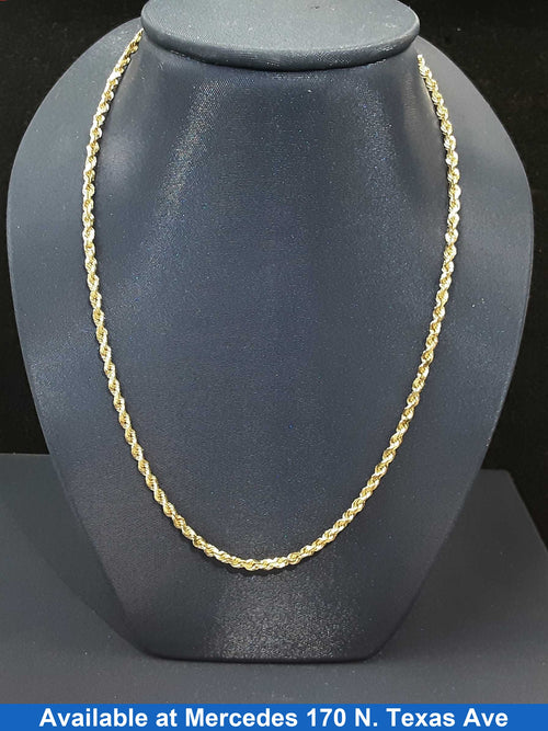 Rope Chain - Yellow Gold 14k (.585) 8.4 grams 16 inch