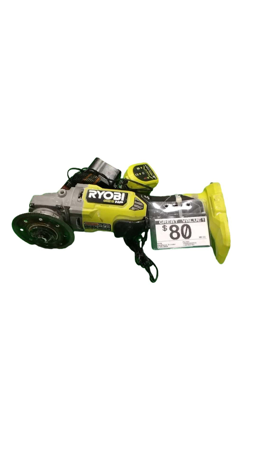 Ryob Pblag02 Green Cordless Grinder