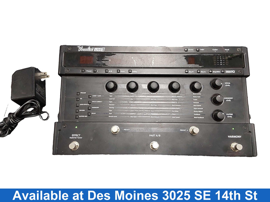 Vocalist Live 5 Black Drum Accessories