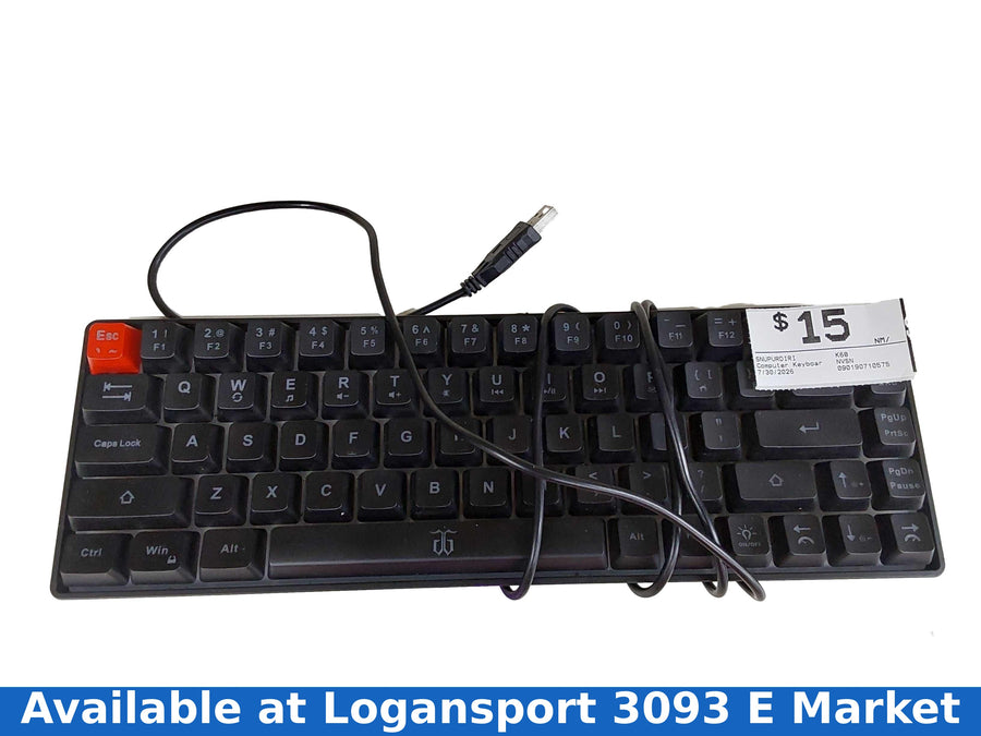 Snupurdiri K68 Black Computer Keyboard