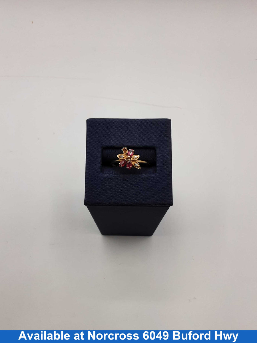 Women's Ring - Yellow Gold 10k (.417) 2.4 grams Size 20