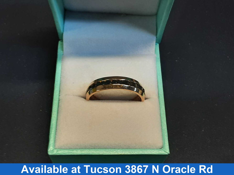 Men's Ring - Rose Gold 14k (.585) 5.6 grams Size 11.5