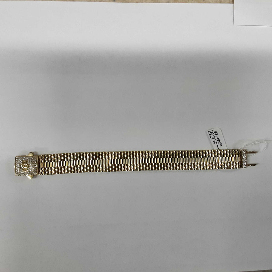 Bracelet - Yellow Gold 10k (.417) 28.5 grams 7 inch