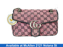 Gucci Gg Marmont Flap Pink Purse / Handbag