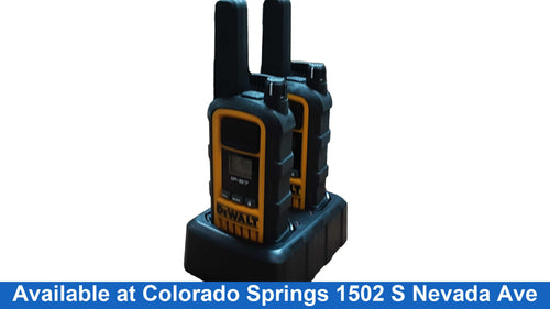 Dewalt Ch-d800 Yellow Walkie Talkie