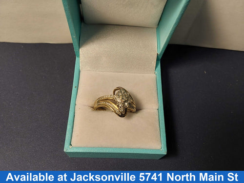 Women's Ring - Yellow Gold 10k (.417) 2.9 grams Size 7.5