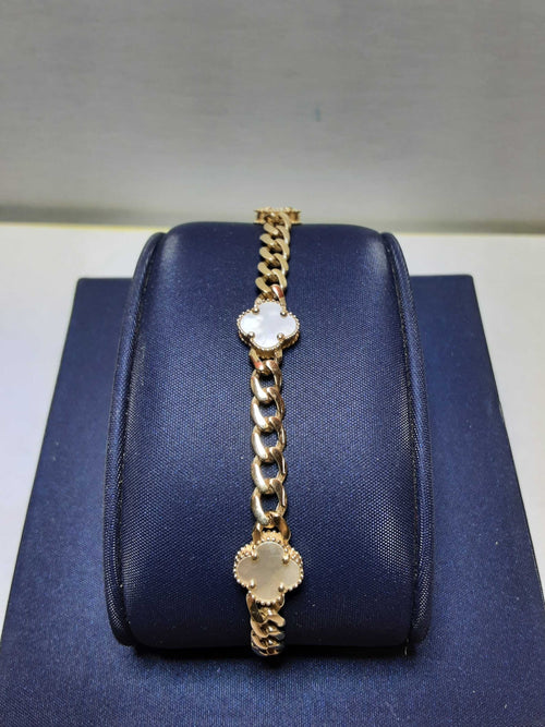 Cuban Link Bracelet - Yellow Gold 10k (.417) 6.7 grams 7 inch