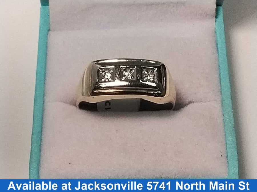 Men's Ring - Yellow Gold 14k (.585) 4 grams Size 12