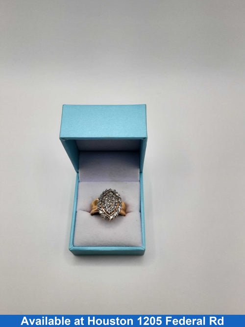 Women's Ring - Yellow Gold 10k (.417) 7.5 grams Size 8