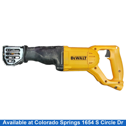 Dewalt Dwe304 Yellow Corded Reciprocating Saw