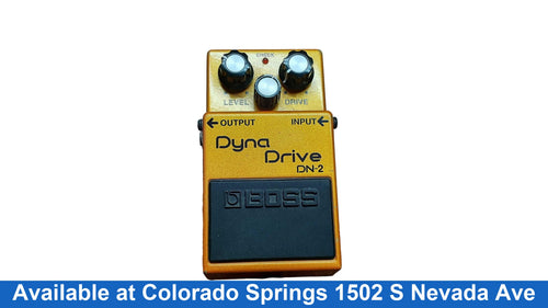 Boss Dyna Drive Dn-2 Yellow Midi Foot / Pedalboard Controller