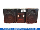 Onn 100008724 Black Bookshelf Speaker