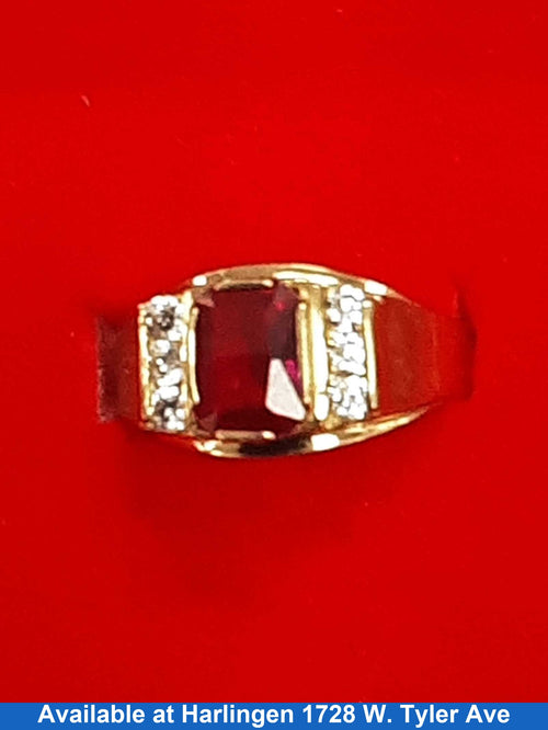 Men's Ring - Yellow Gold 10k (.417) 3.3 grams Size 10