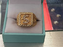 Men's Ring - Yellow Gold 14k (.585) 9.2 grams Size 11.5
