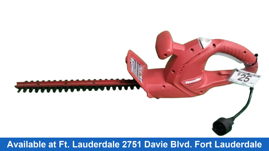 Homelite Ut44110b Red Corded Hedge Trimmer