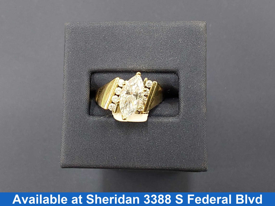 Women's Ring - Yellow Gold 14k (.585) 5.1 grams Size 8