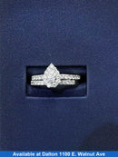Ring - Engagement Set - White Gold 14k (.585) 4.3 grams Size 7.5
