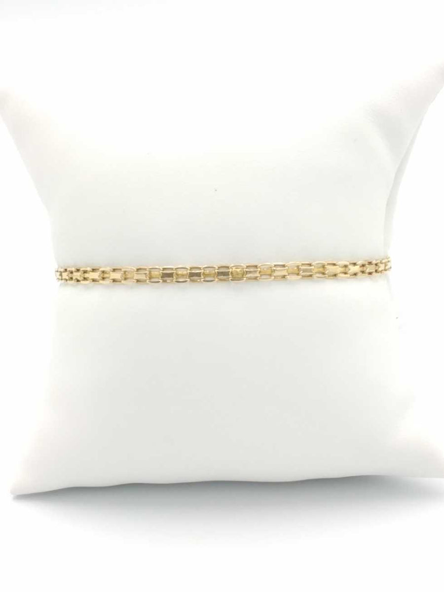 Link Bracelet - Yellow Gold 14k (.585) 4.6 grams 8 inch