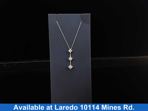 Diamond Pendant - White Gold 10k (.417) 1.6 grams