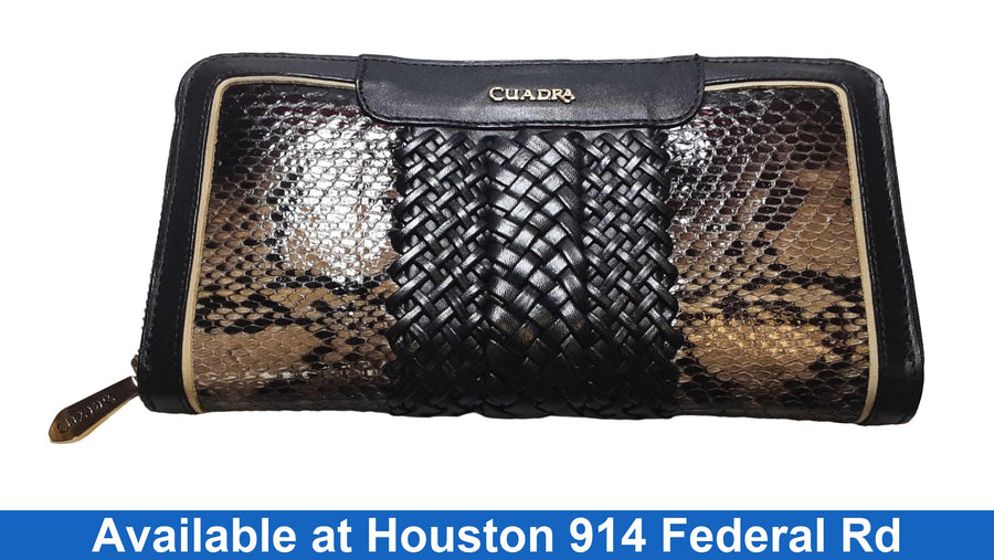 Cuadra Python Wallet Black Wallet